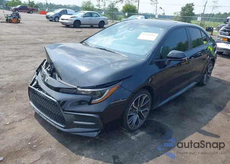 2022 Toyota Corolla Xse z USA, uszkodzony, nr VIN 5YFT4MCE3NP127970